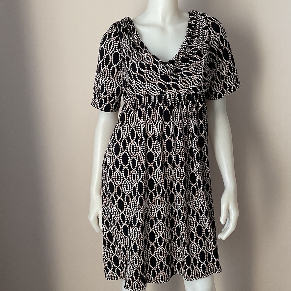 Tiana B. Draped Neck Dress